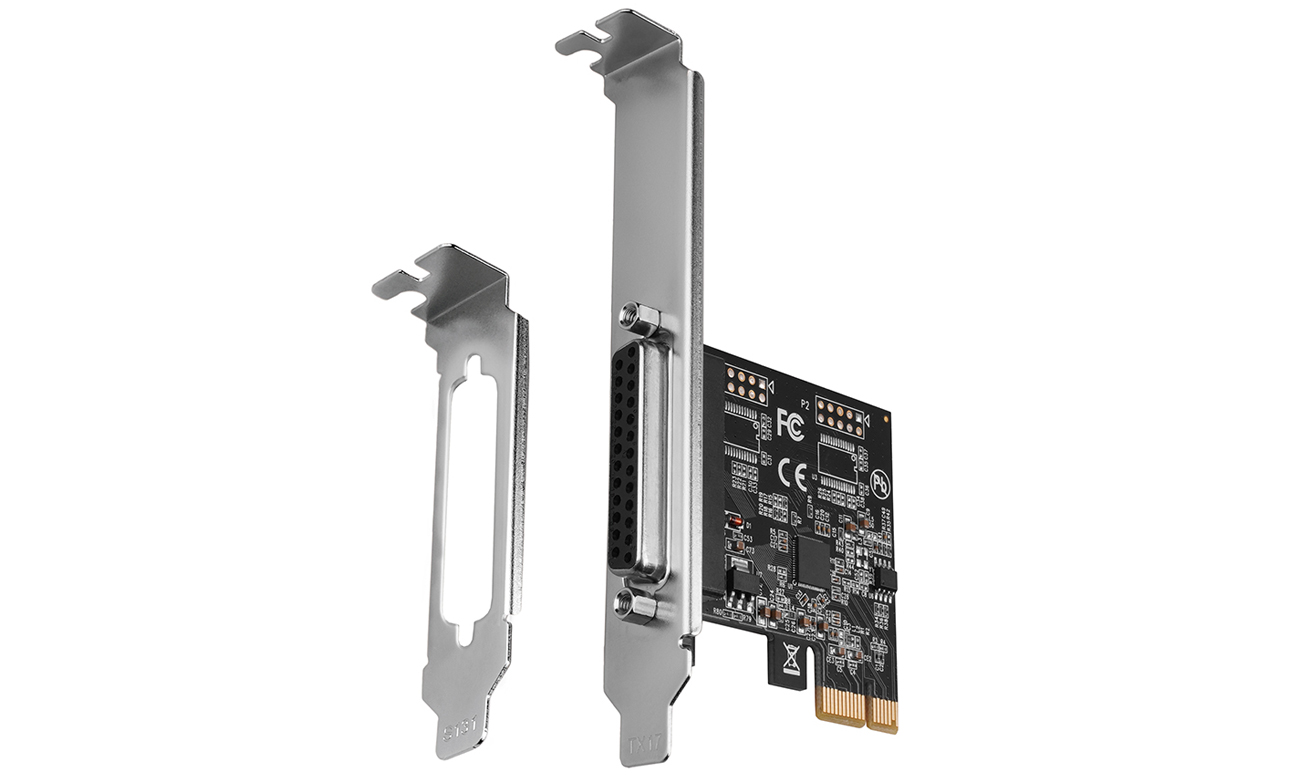 Kontroler Axagon PCIe 1x port równoległy LPT, w zestawie SP & LP