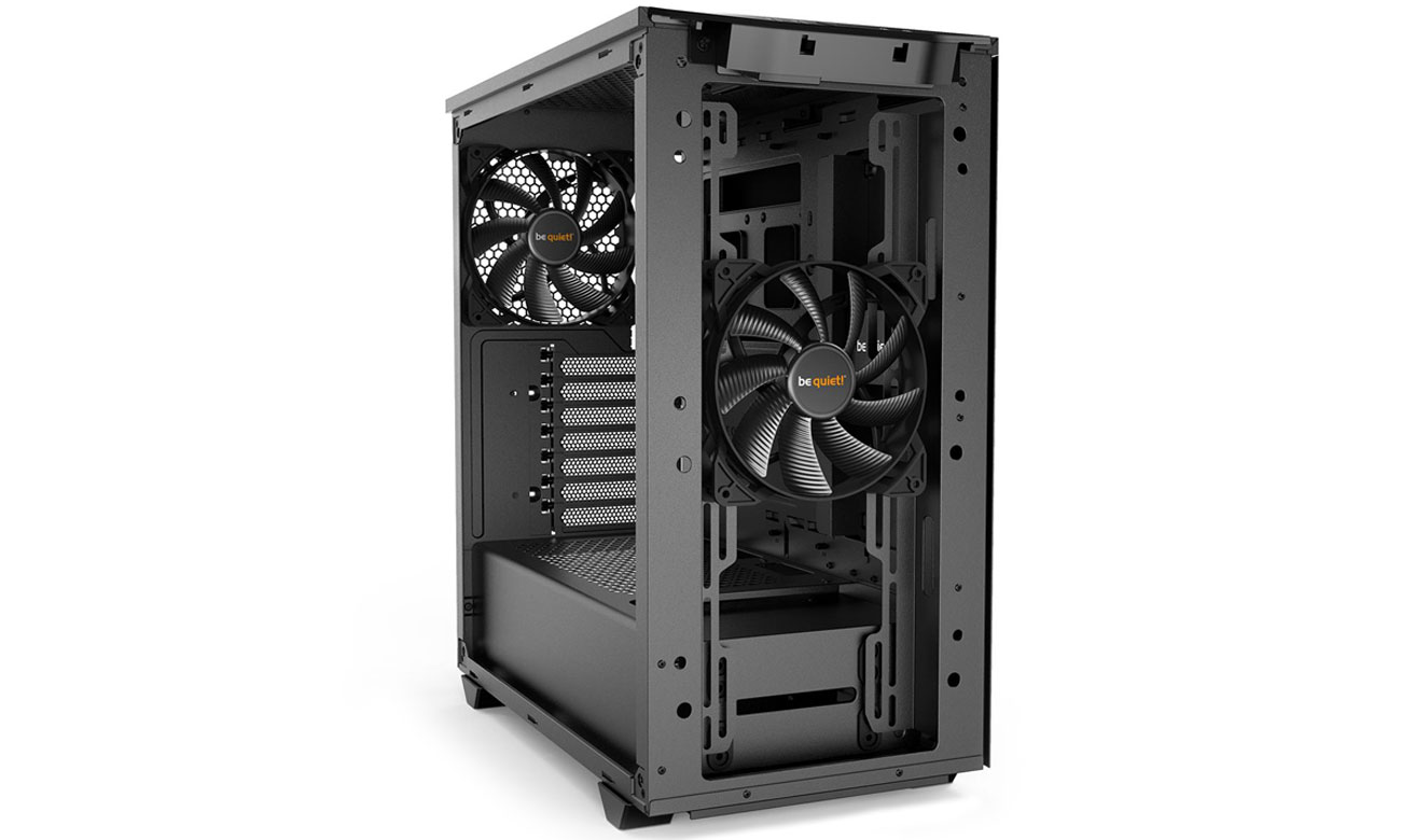 be quiet! Pure Base 500 dwa fabrycznie zainstalowane wentylatory