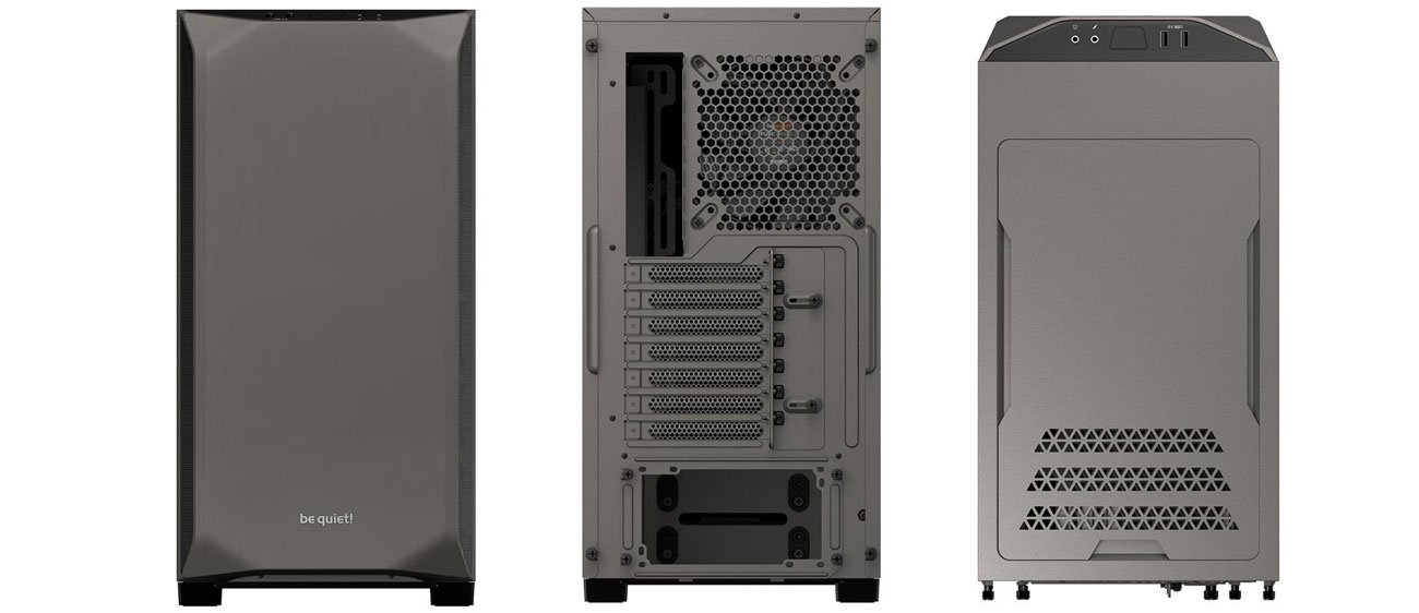 be quiet! Pure Base 500 Window Metallic Gray panelw górny, przedni i tylni
