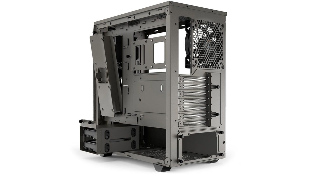 be quiet! Pure Base 500 Window Metallic Gray wnętrze