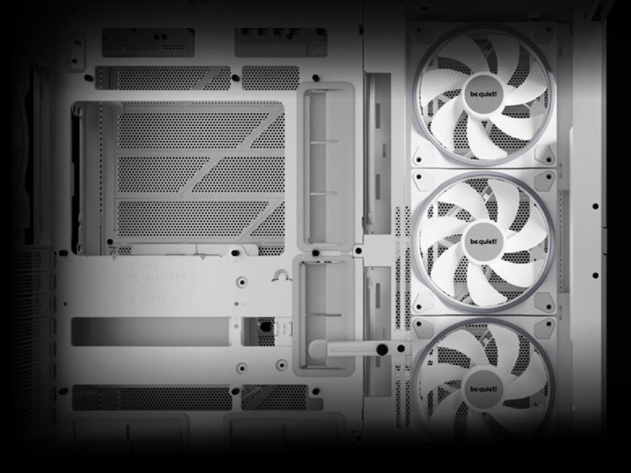 be quiet! Light Wings LX 140 PWM Reverse White
