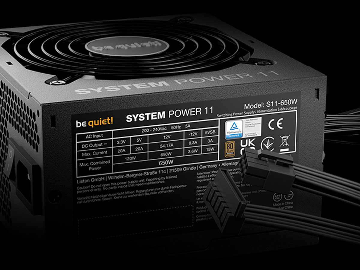 Zubehör für den Computer be quiet! System Power 11