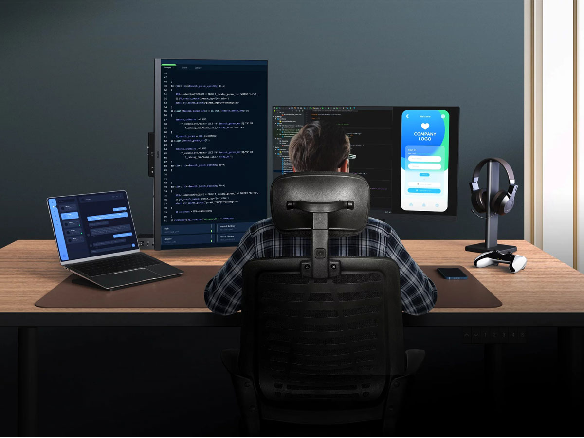 Monitor für Programmierer BenQ RD320UA - Lifestyle-Grafik