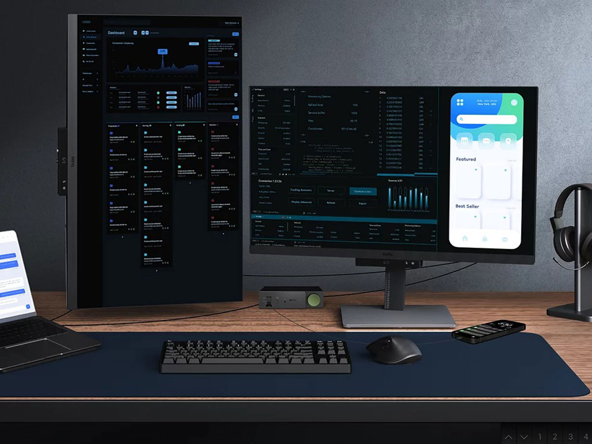 Monitor für Programmierer BenQ RD320UA - Lifestyle-Grafik