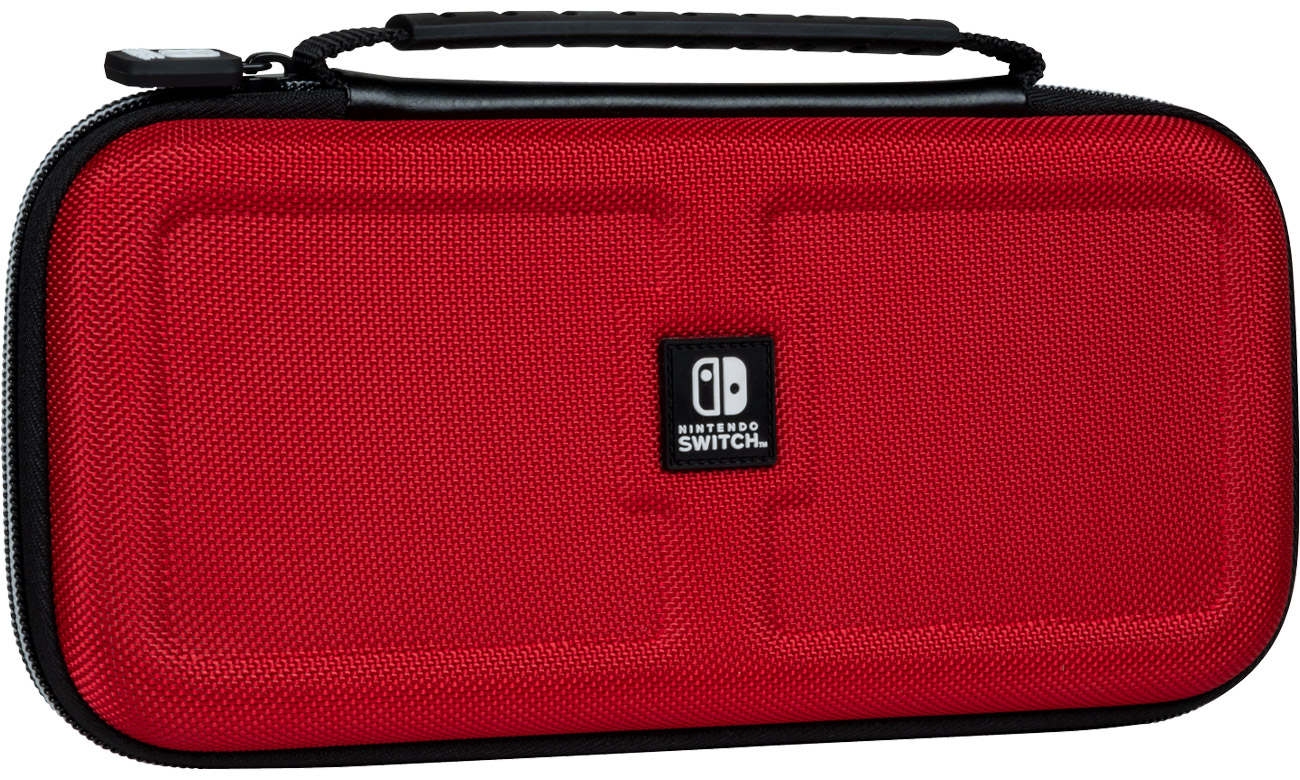 Etui BigBen NNS30R do konsoli Nintendo Switch Czerwone - Widok od przodu pod kątem