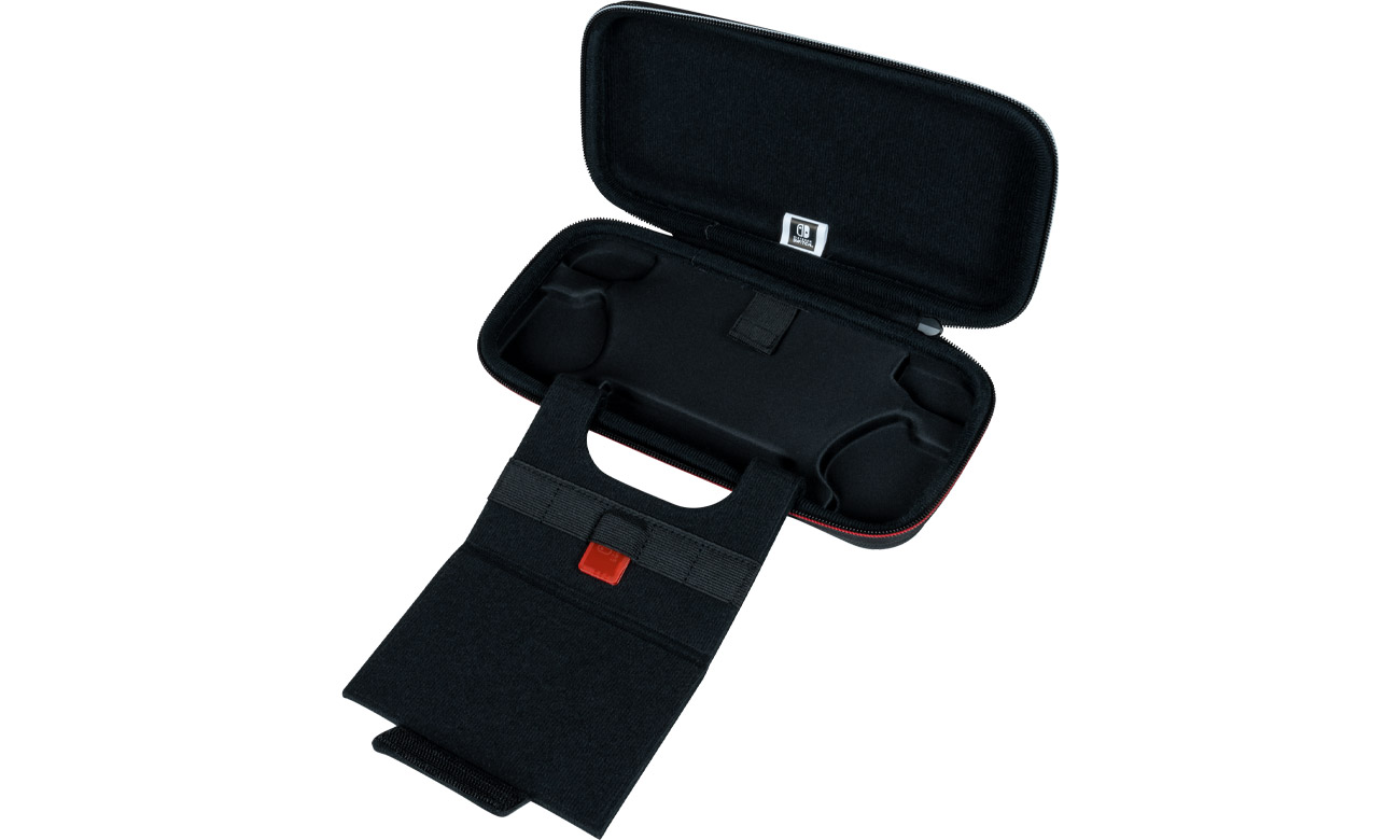 Etui BigBen NNS30R do konsoli Nintendo Switch Czerwone - Widok od wewnątrz