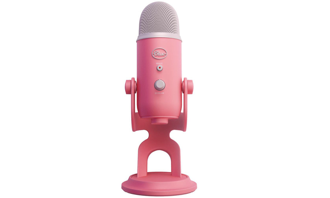 Mikrofon biurkowy Blue Microphones Yeti Sweet Pink - Widok od przodu