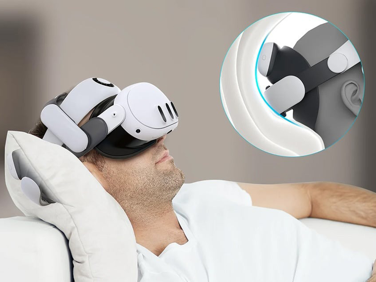 Entlastungsriemen mit Akku BOBOVR S3 PRO für Meta Quest 3 - Verbessertes System für hohen Tragekomfort