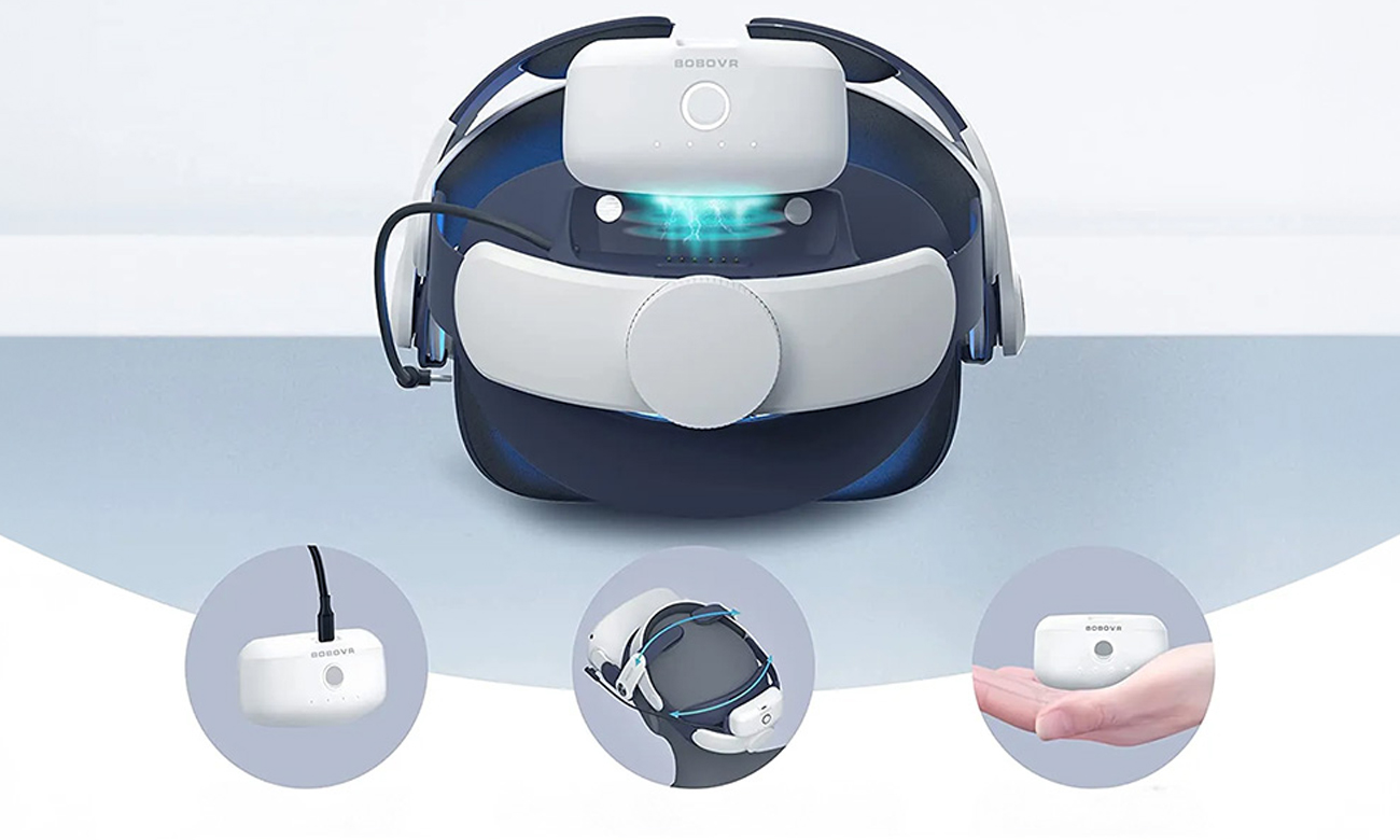 BOBOVR M2 Plus Hot-Swap-Funktion