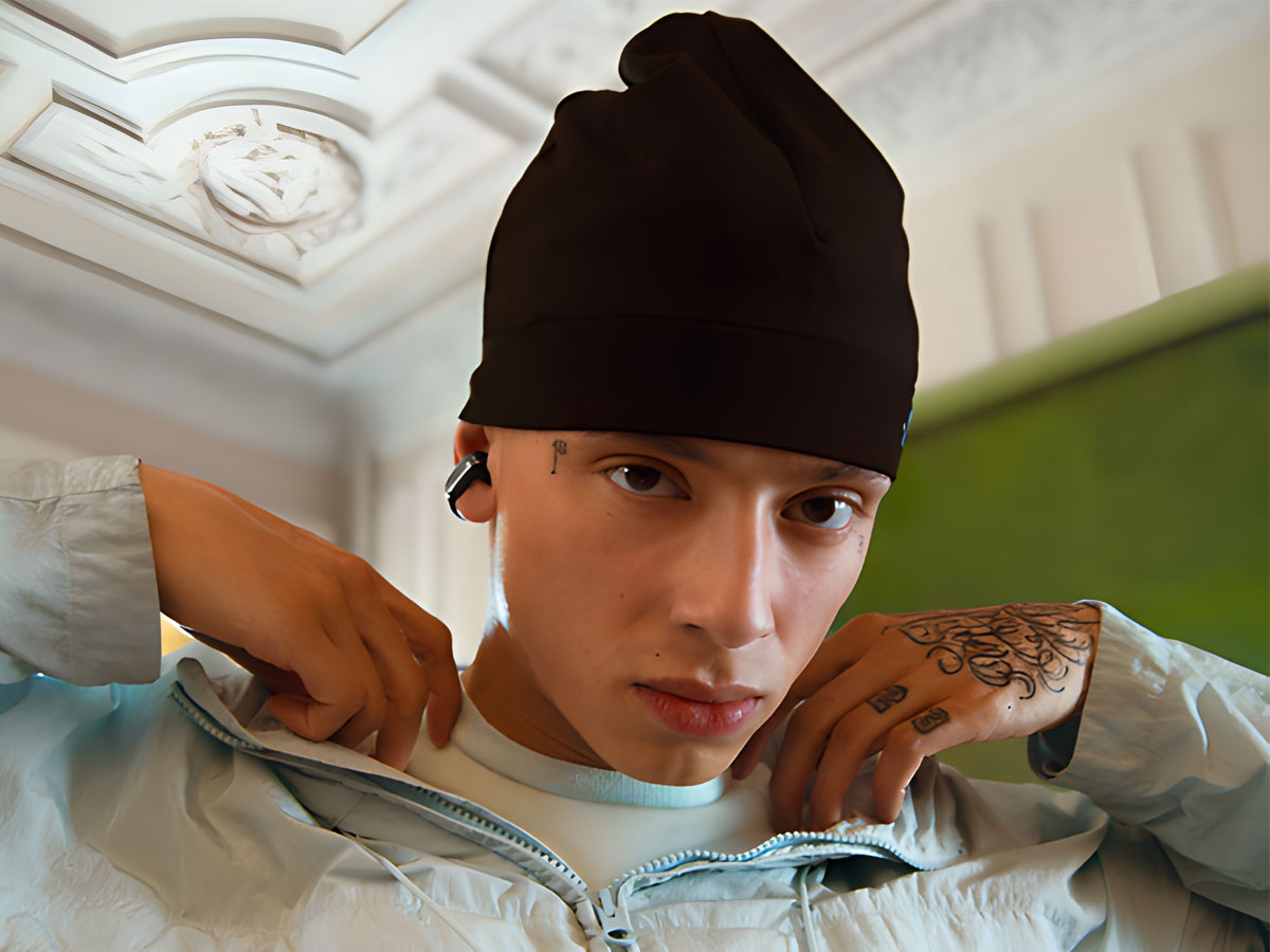 Drahtlose Bose Ultra Open Kopfhörer Schwarz - Lifestyle-Grafik