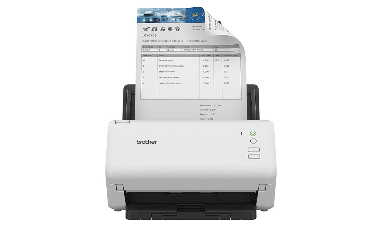 Brother ADS-4100 widok z przodu