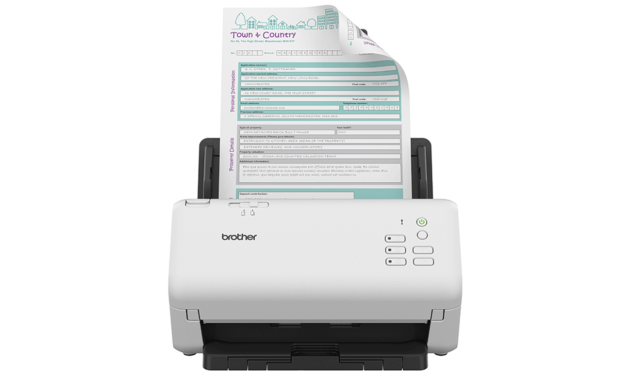 Brother ADS4300N Frontansicht