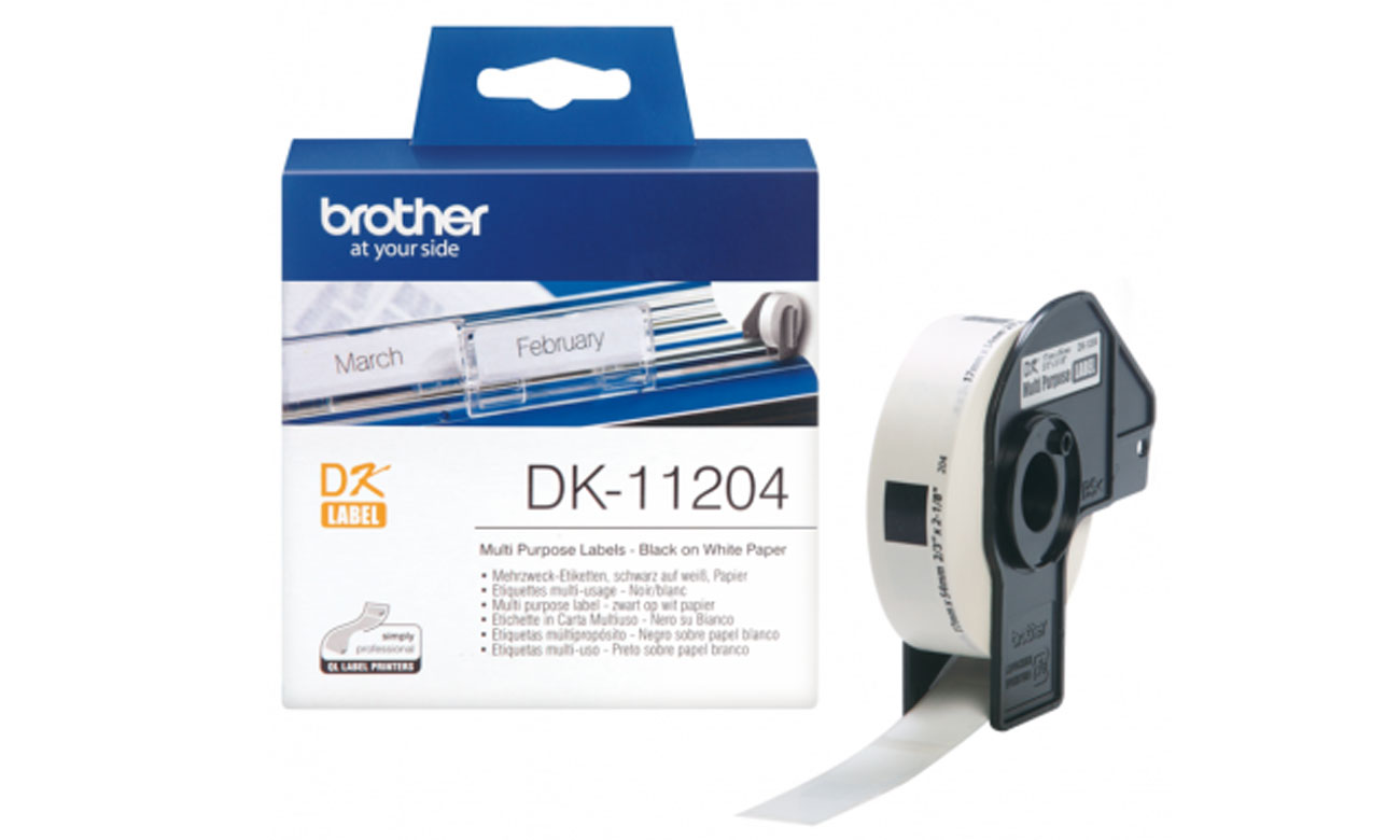 Brother DK-11204 Etiketten