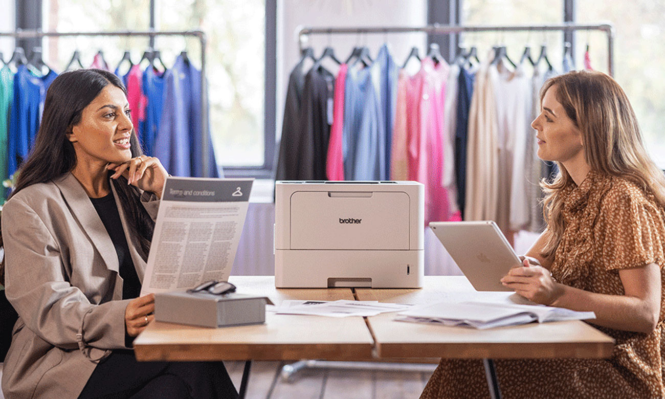 Gedruckte Dokumente mit Brother HL-L5210DN