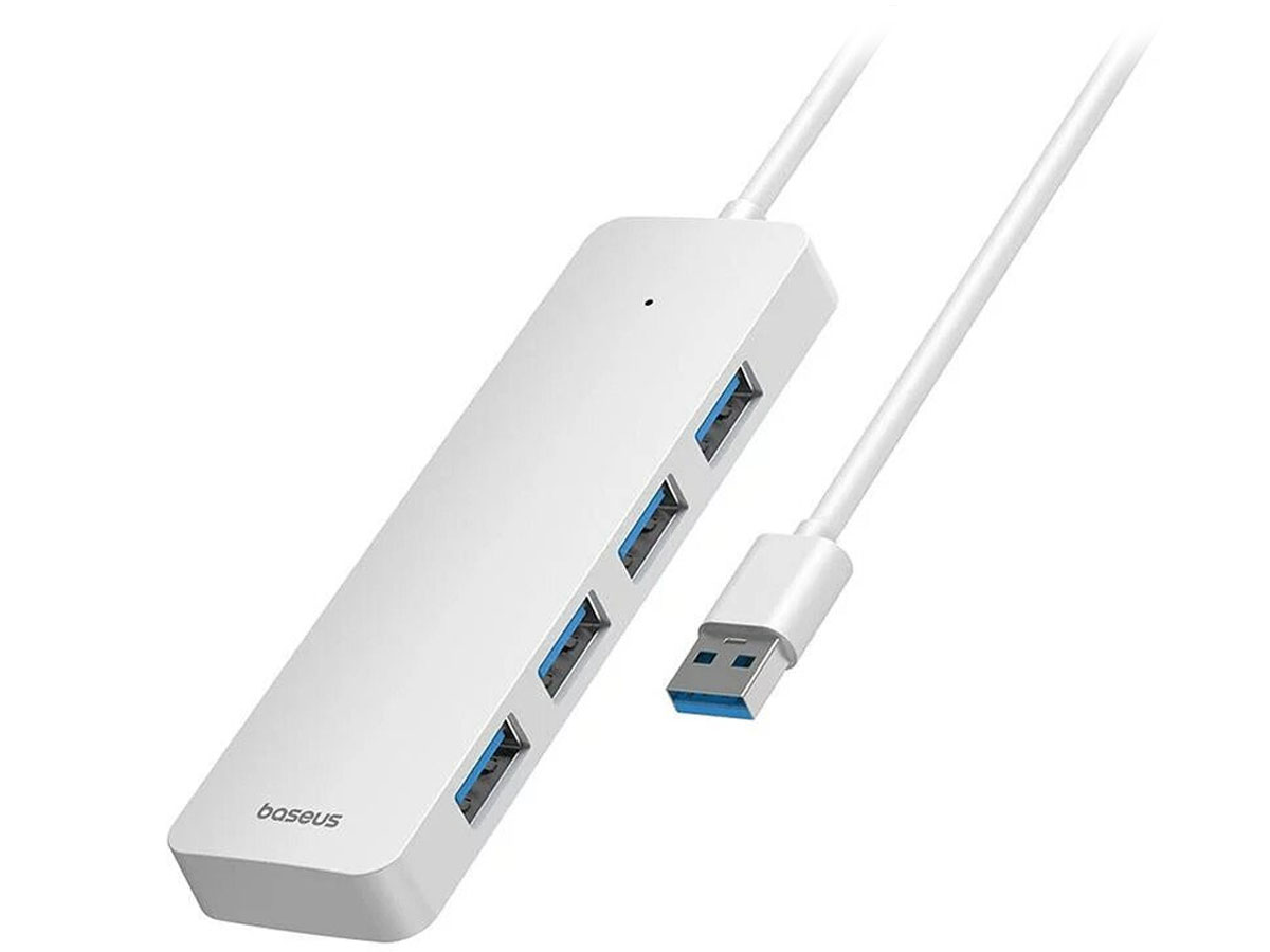 Baseus UltraJoy Series Lite 4-Port 1,5m (USB - 4x USB3.0, weiß)