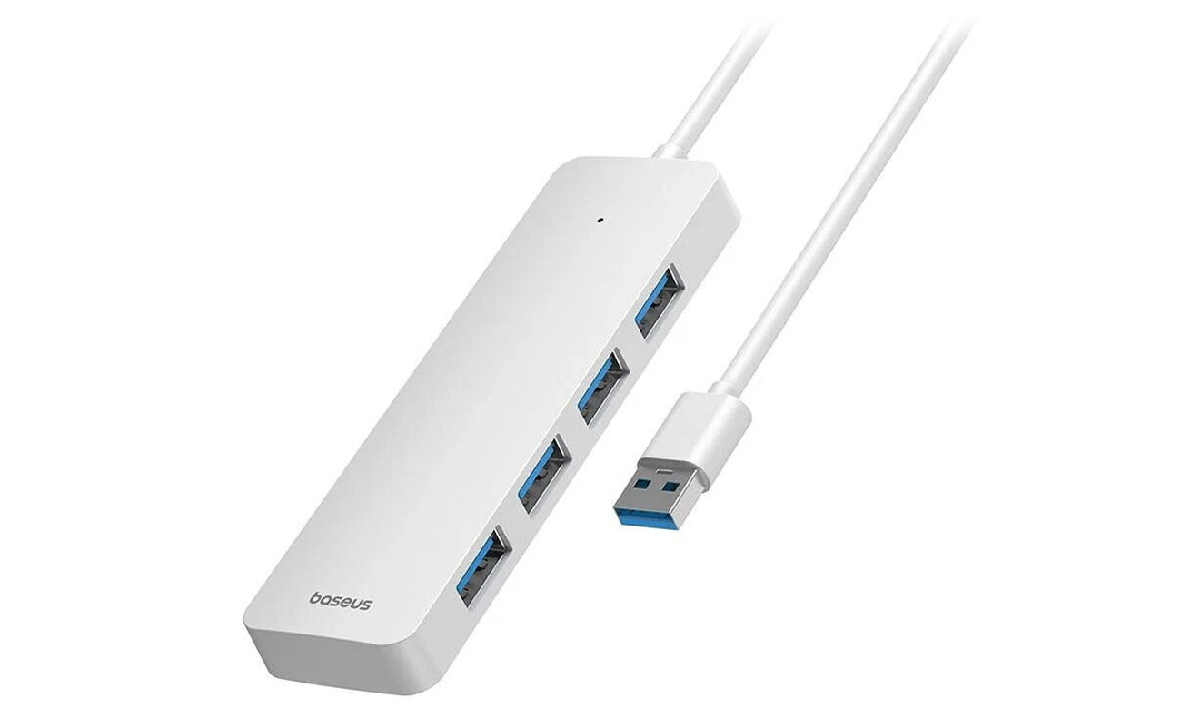 Baseus UltraJoy Series Lite 4-Port 1,5m (USB - 4x USB3.0, weiß)