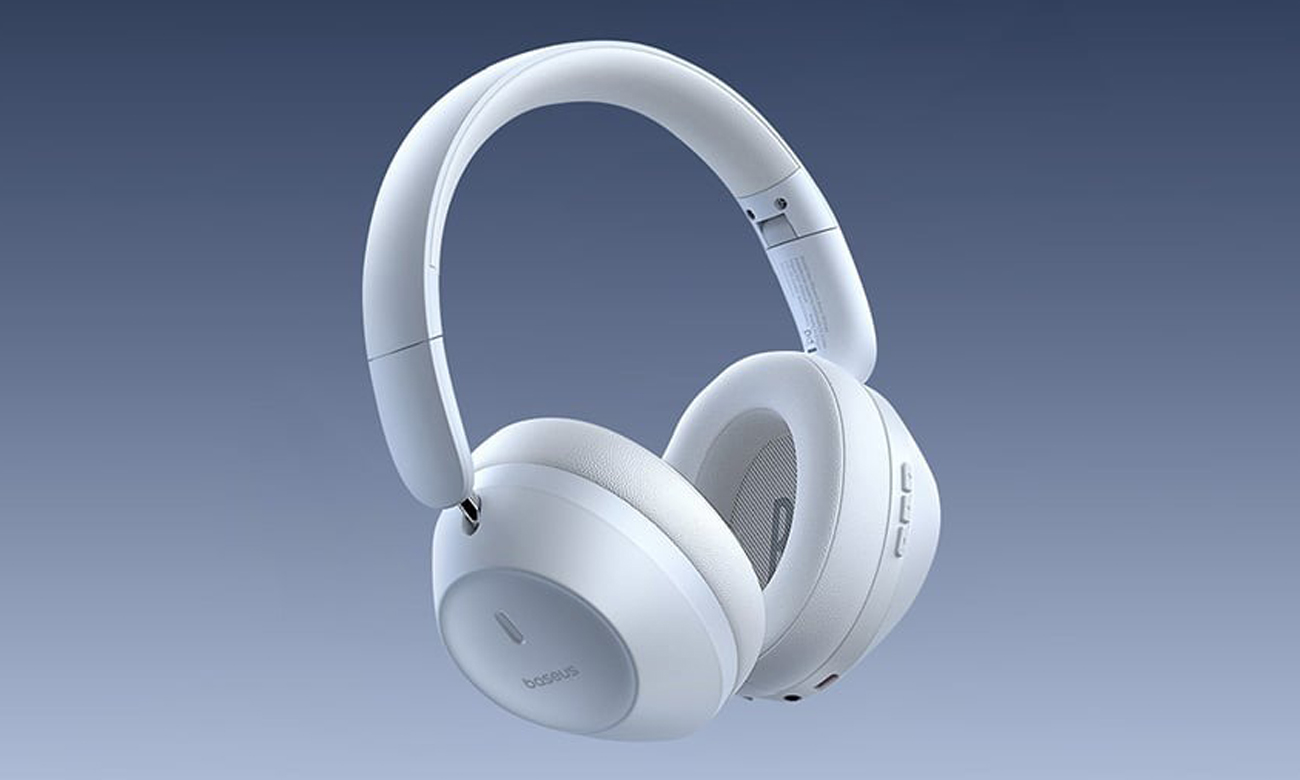 Kabellose Kopfhörer Baseus Bass 30 Max Weiß - Grafik mit Hintergrund