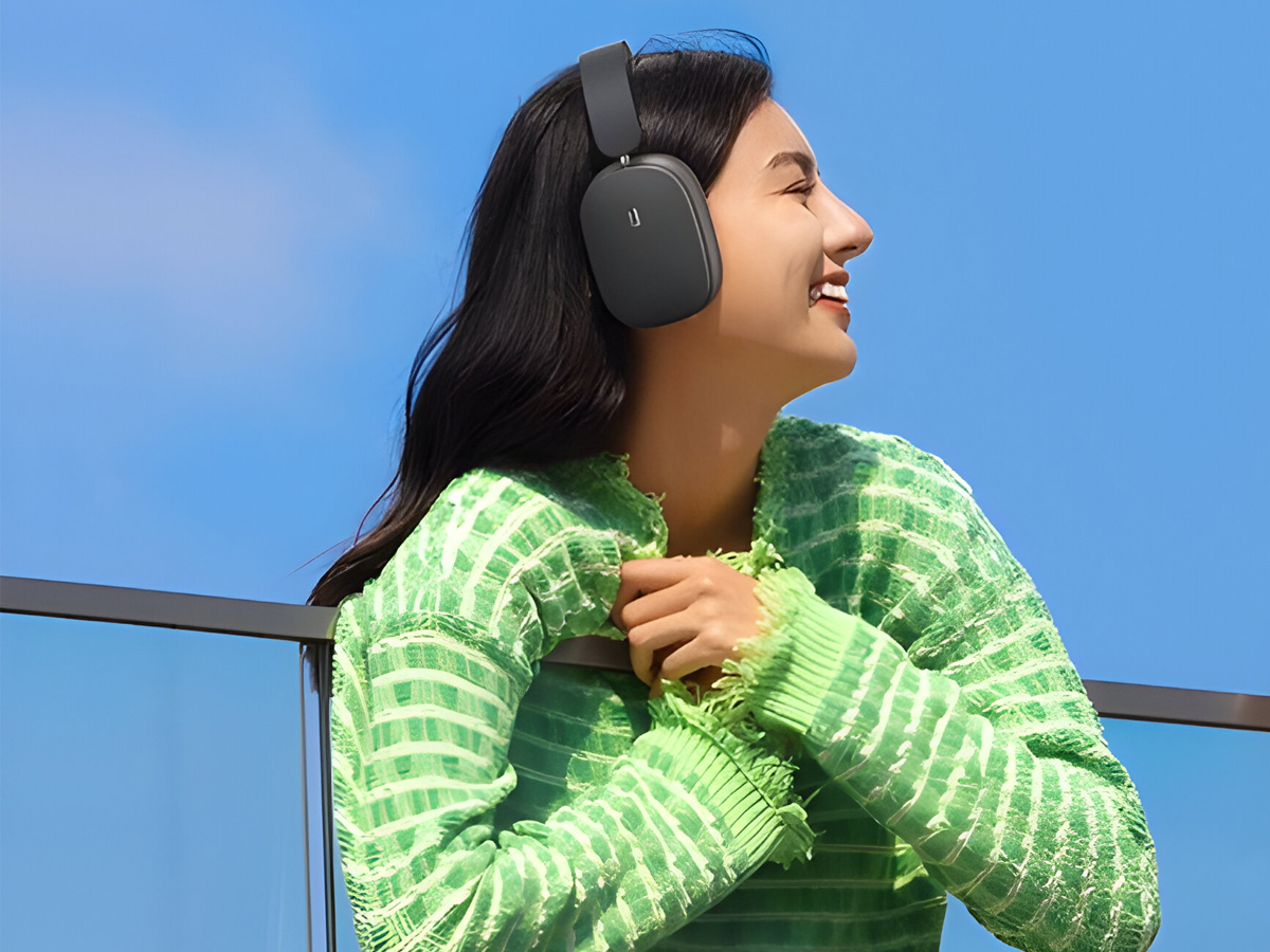 Baseus Bowie H1 Kabellose Kopfhörer Grau - Lifestyle-Grafik