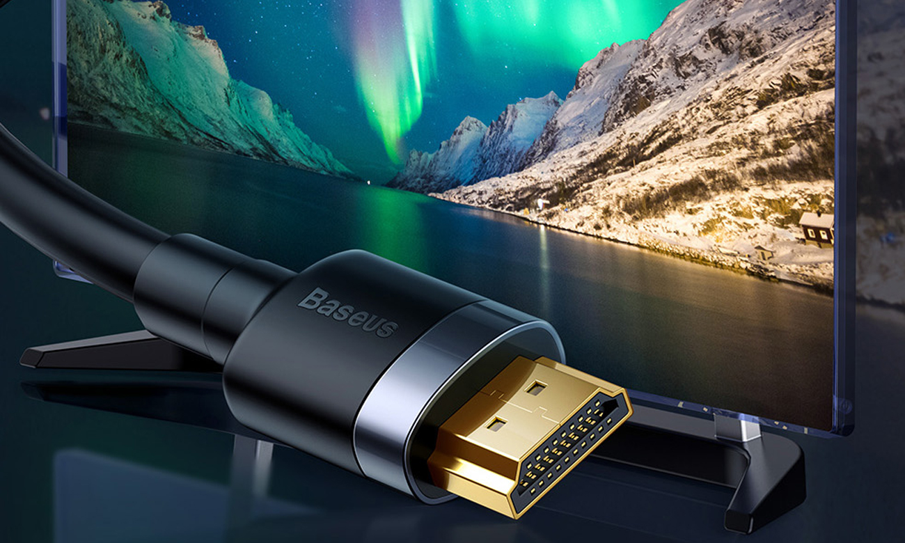 Kabel Baseus HDMI 2.0 4K złącze