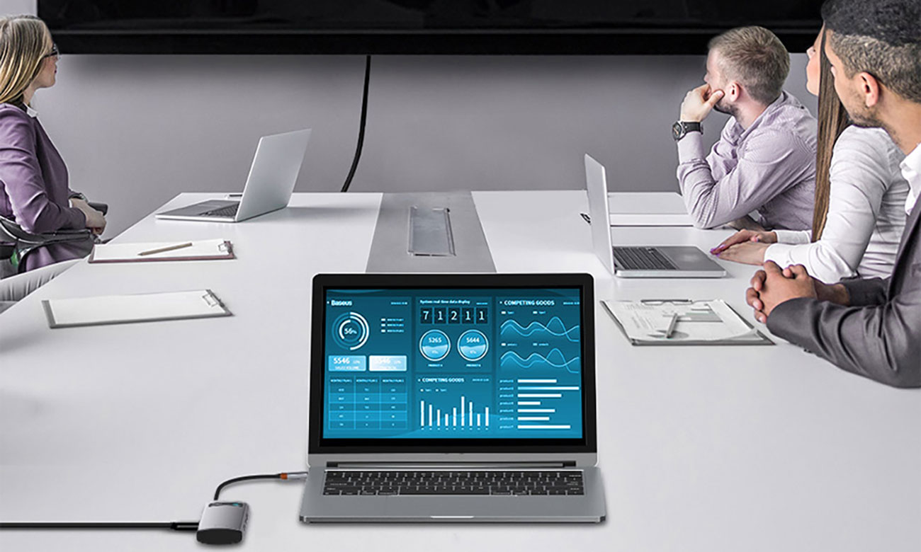 Baseus Metal Gleam Hub port HDMI