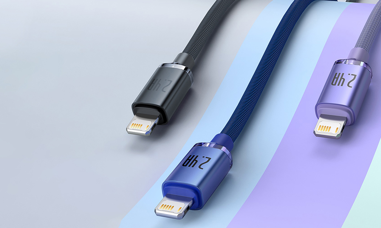 Baseus Crystal Shine Series Kabel USB-A - Lightning 2,4A 1,2m