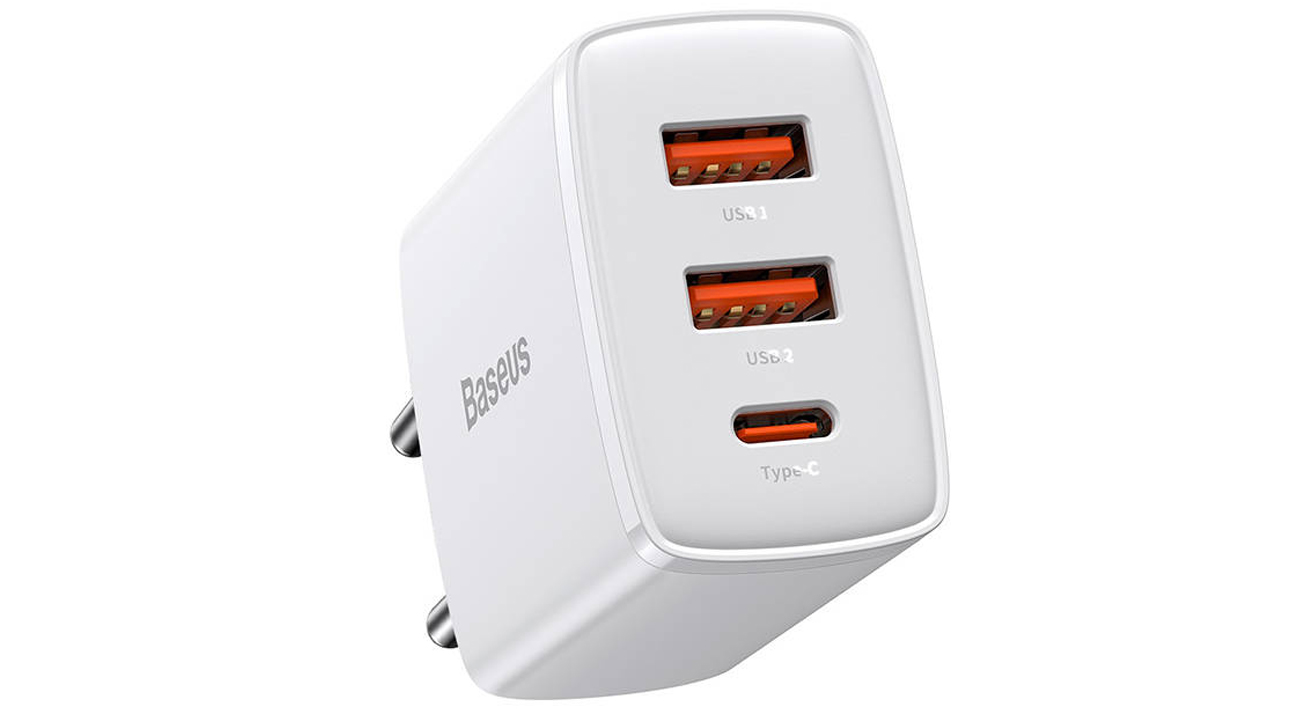 Netzteil Baseus USB-C, 2x USB-A 30W PD QC 3.0