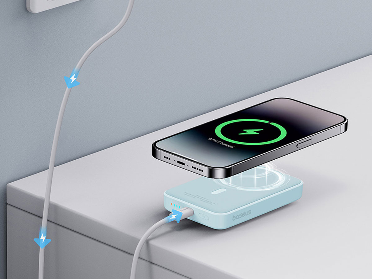 Baseus Magnetic Mini Air zwei Lademöglichkeiten