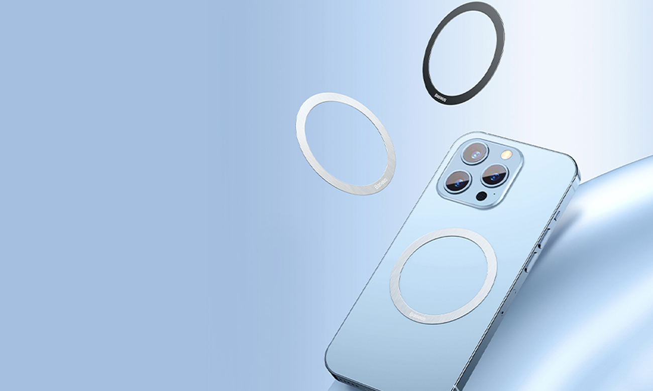 Baseus Halo Magnetring für MagSafe-Telefone 2 Stück