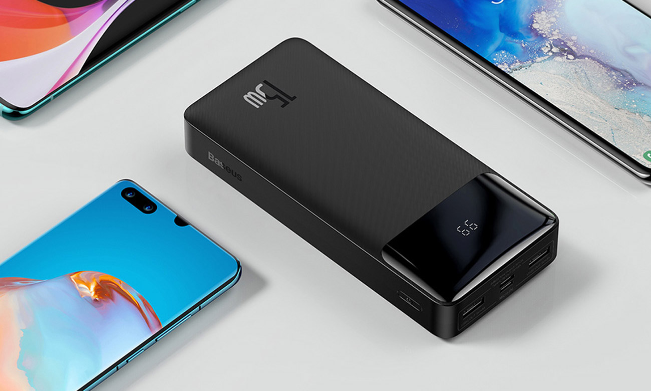 Powerbank Baseus Bipow konstrukcja