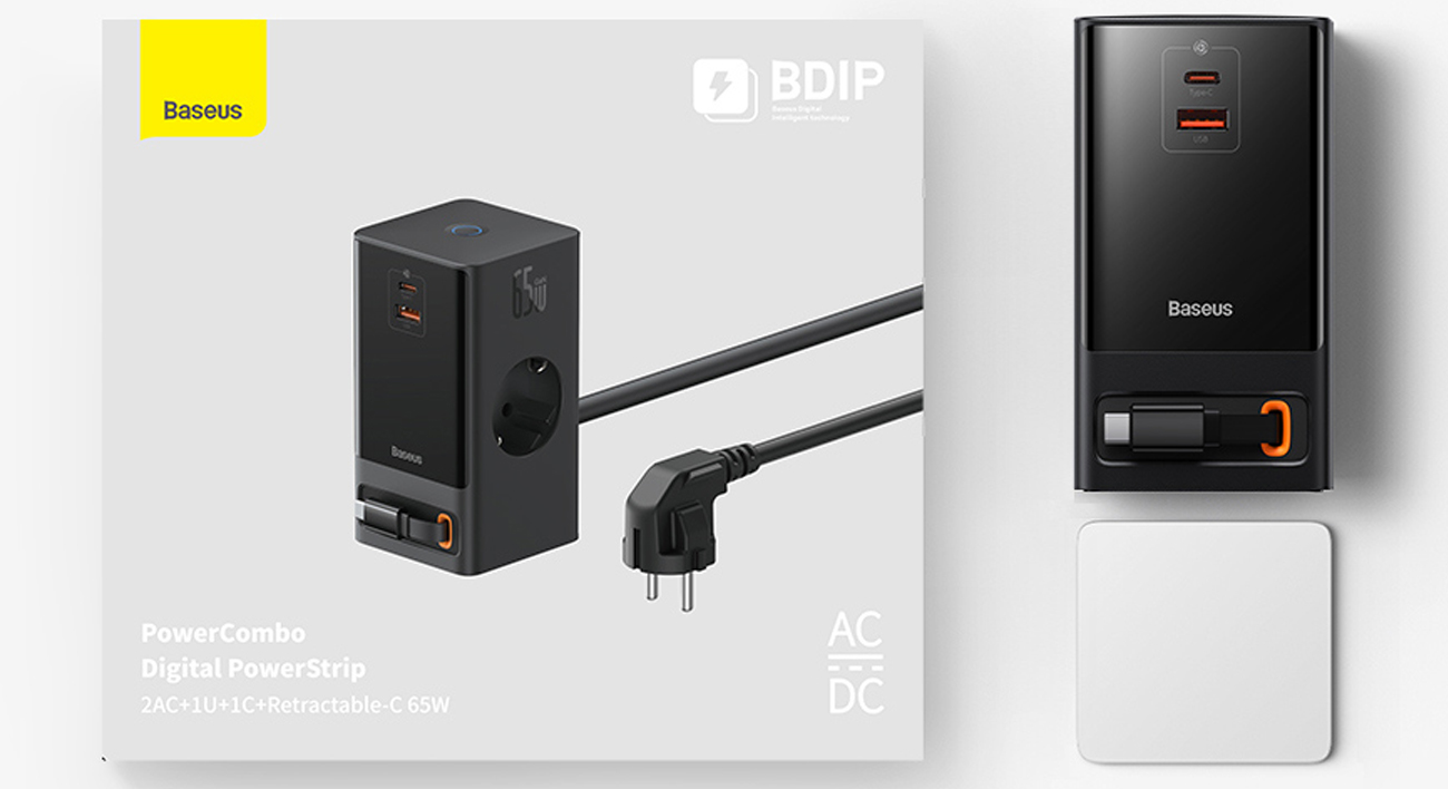 Baseus PowerCombo 65W Verpackung