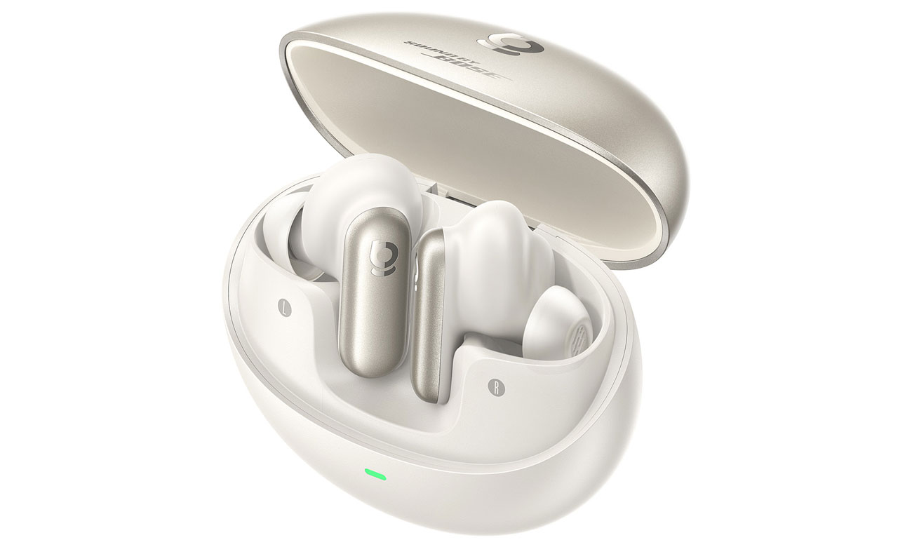 Słuchawki Baseus Inspire XP1 ANC Droga Mleczna - Widok ogólny wraz z otwartym etui ładującym