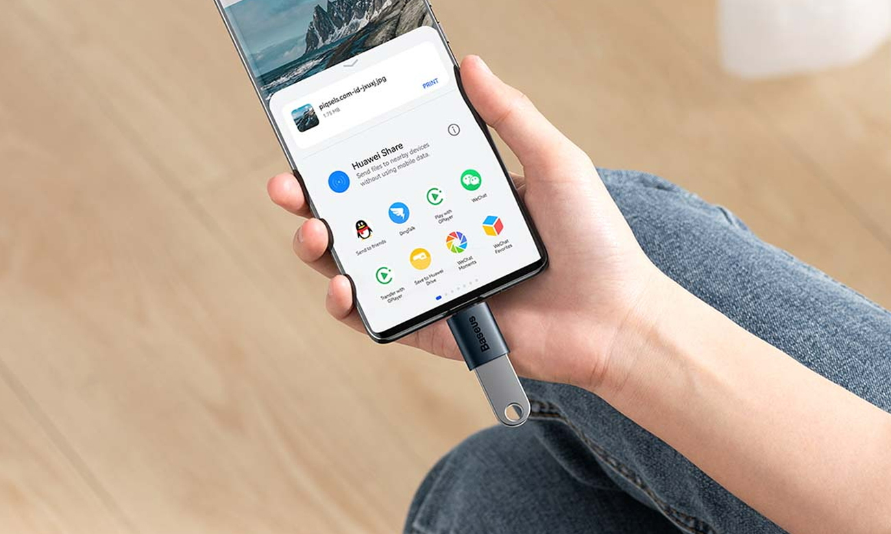 Baseus Ingenuity Series Adapter OTG Type-C - USB-A USB3.1 10GB