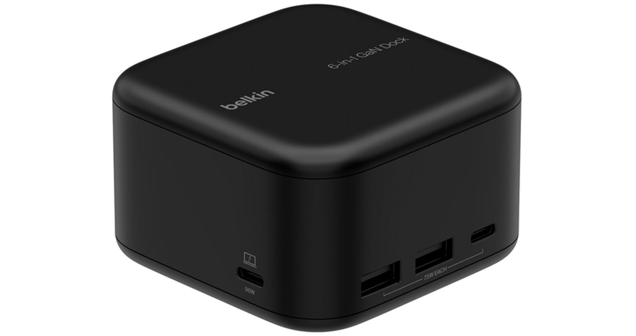 Belkin GaN 6-in-1 Dockingstation USB-A USB-C Eth HDMI PD