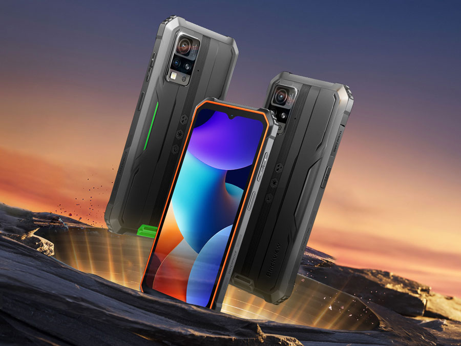 Blackview BV4800 Pro Rückseite und Bildschirm