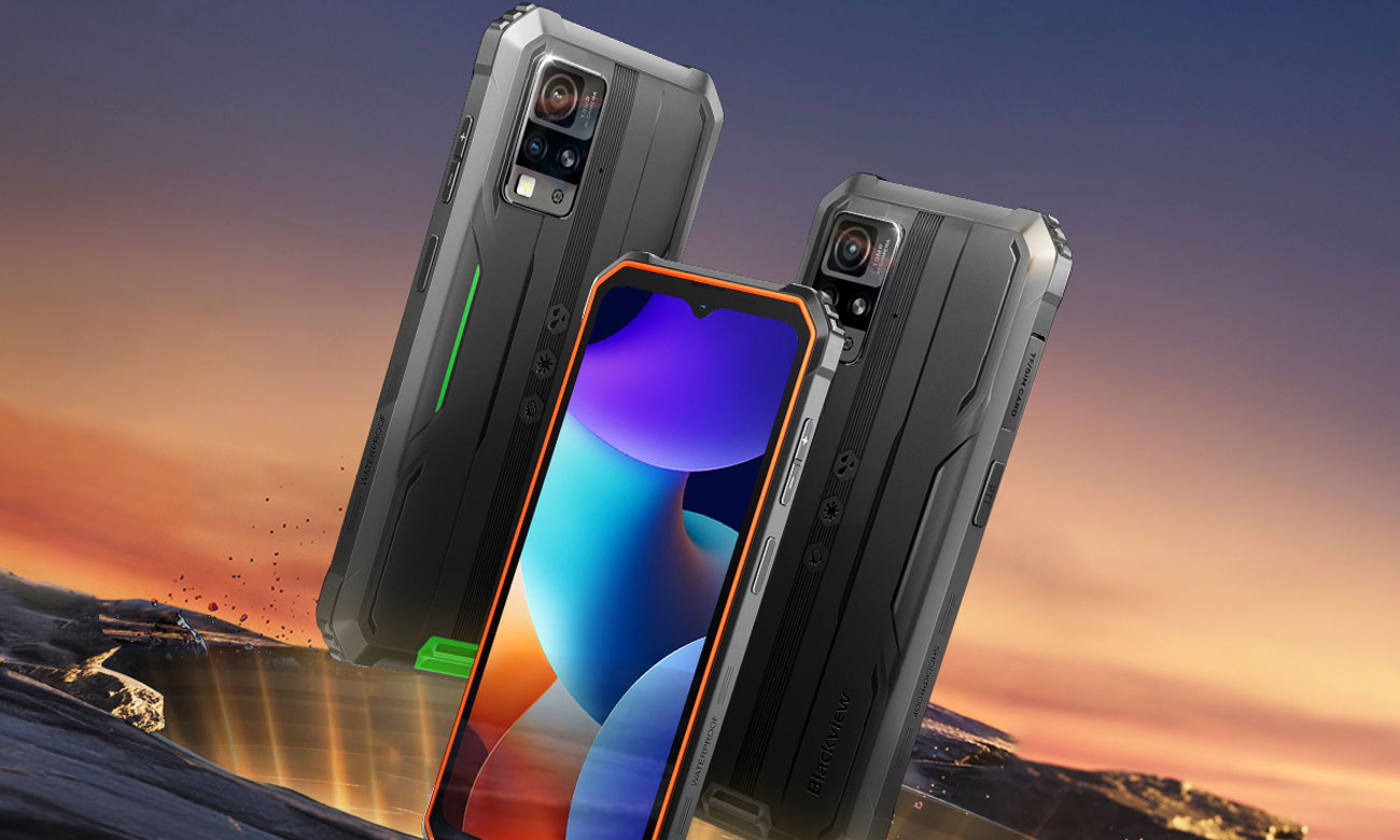 Blackview BV4800 Pro Rückseite und Bildschirm