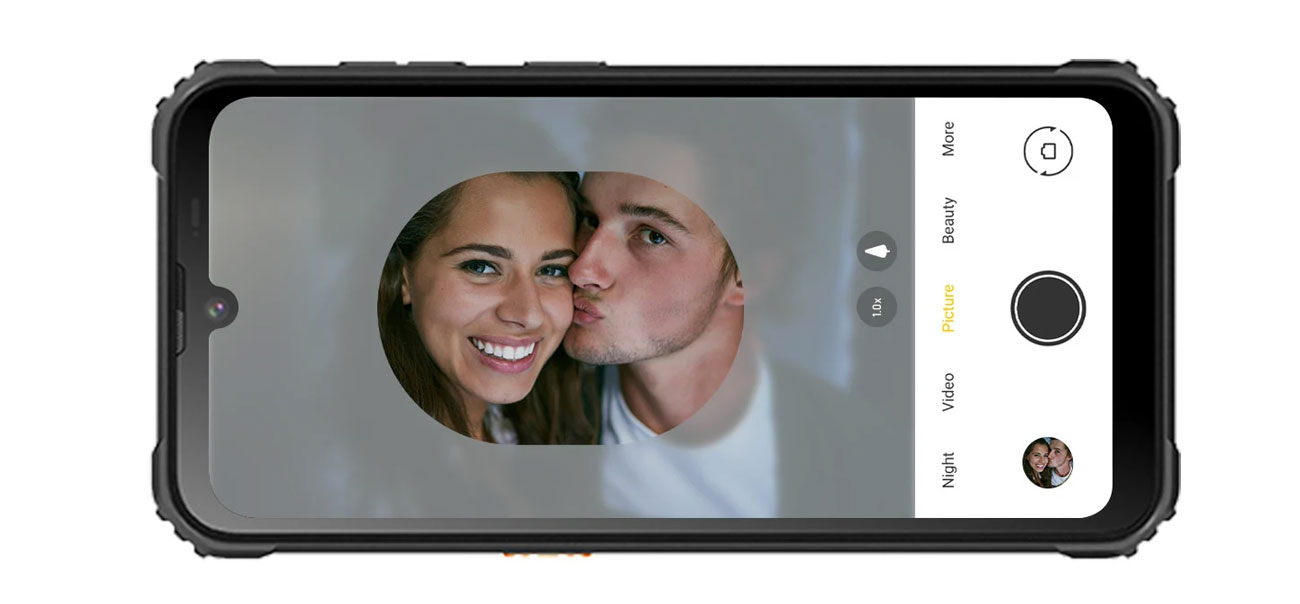 Blackview BV5300 PRO selfie kamera