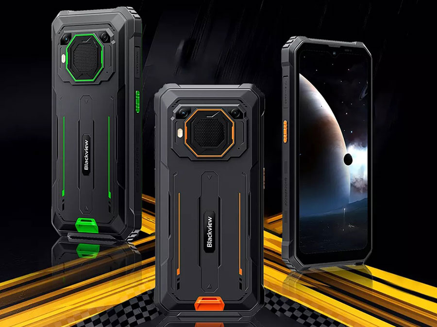 Blackview BV6200 Plus Bildschirm und Rückseite des Gehäuses