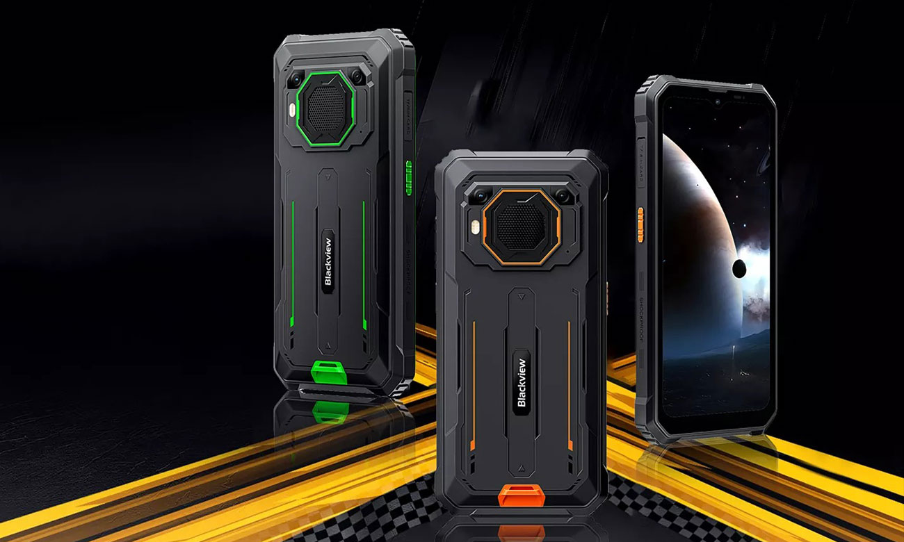 Blackview BV6200 Plus Bildschirm und Rückseite des Gehäuses