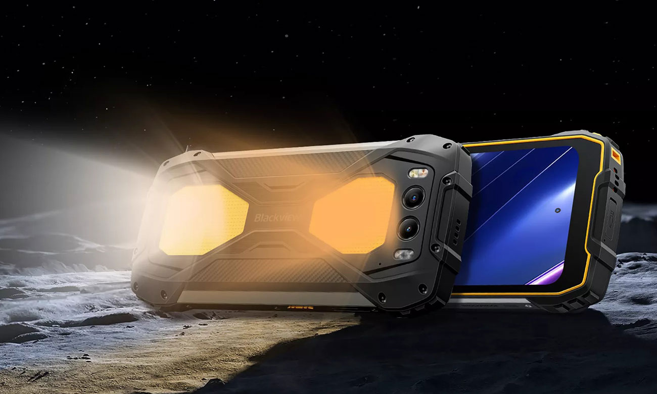 Blackview BV7300 Bildschirm und Taschenlampe