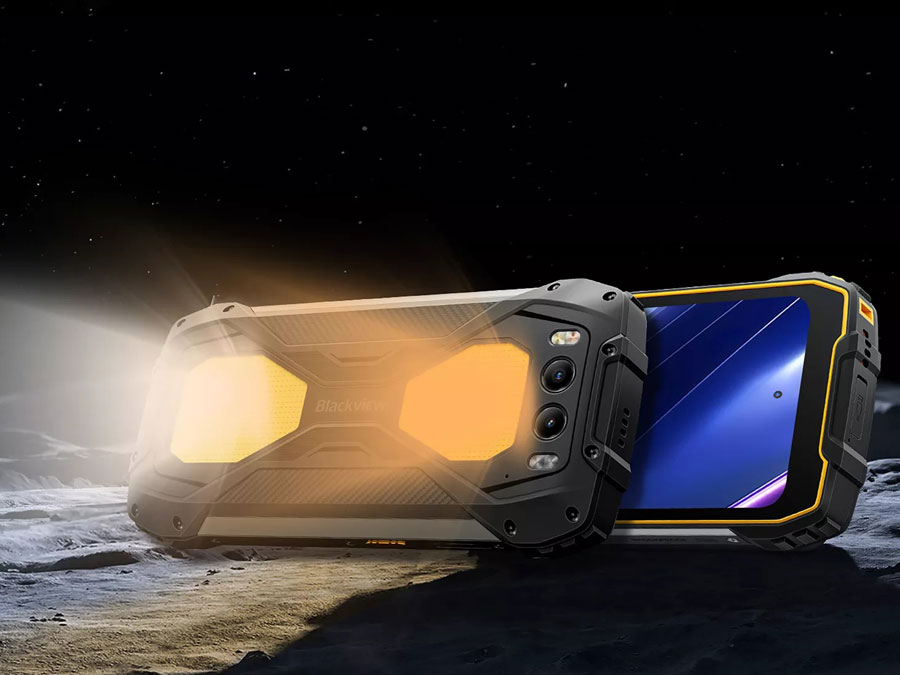 Blackview BV7300 Bildschirm und Taschenlampe