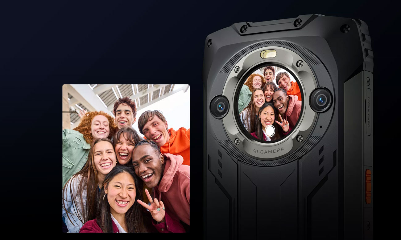 Blackview BV9300 Pro czarny podgląd z aparatu