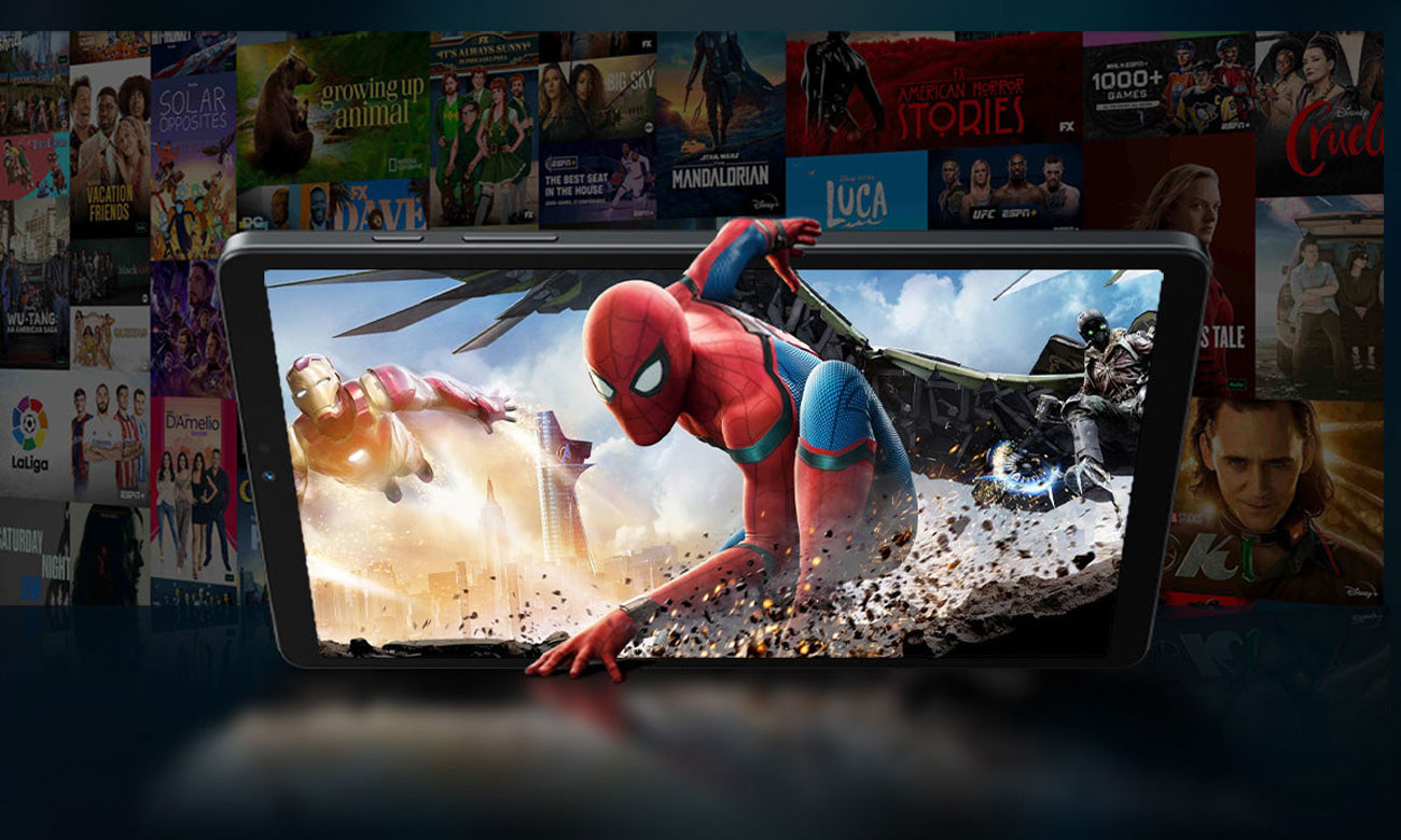 Tablet Blackview TAB 60 Filme auf dem Bildschirm