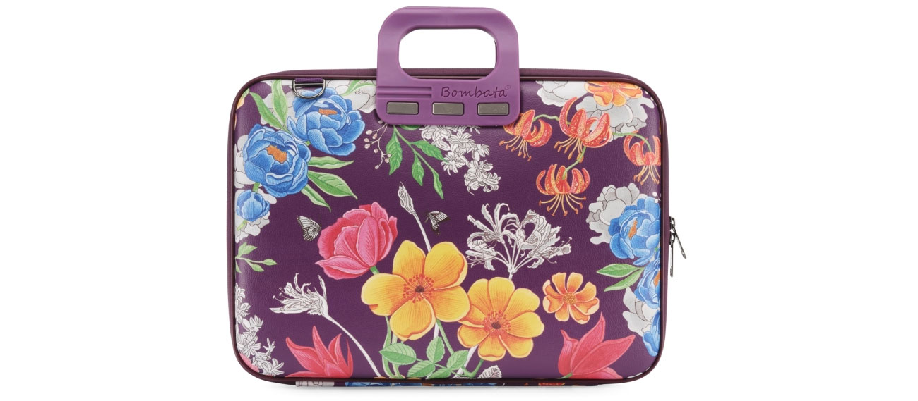 Torba Bombata Peonia 15.6'' śliwkowa E00861-27