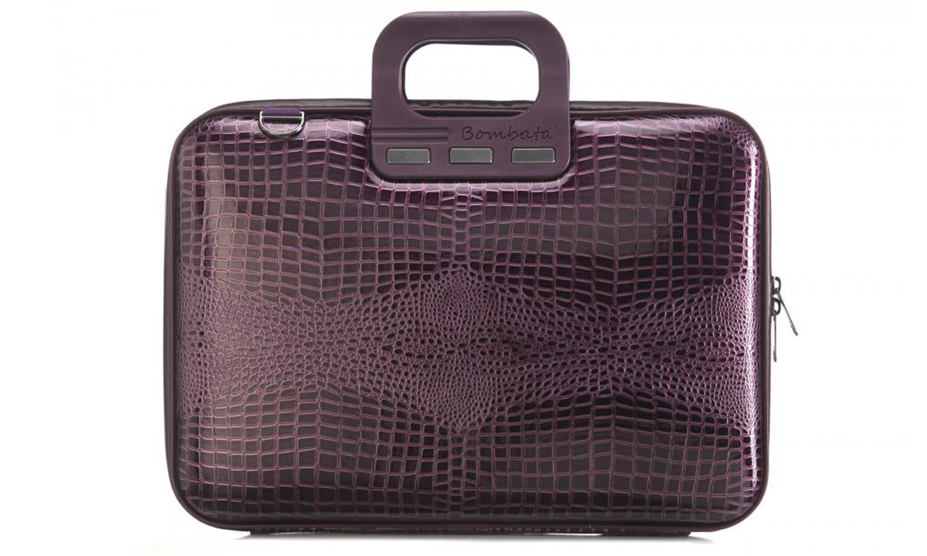 Laptop-Tasche Bombata Shiny Cocco 15,6'' pflaumenfarben