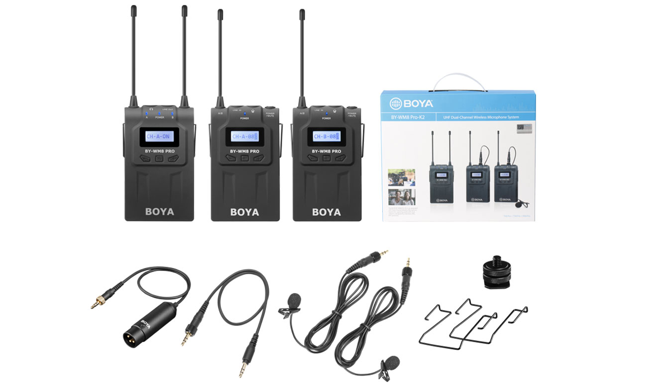 Bügelmikrofon Boya BY-M1 PRO II Lavalier - Gesamtansicht