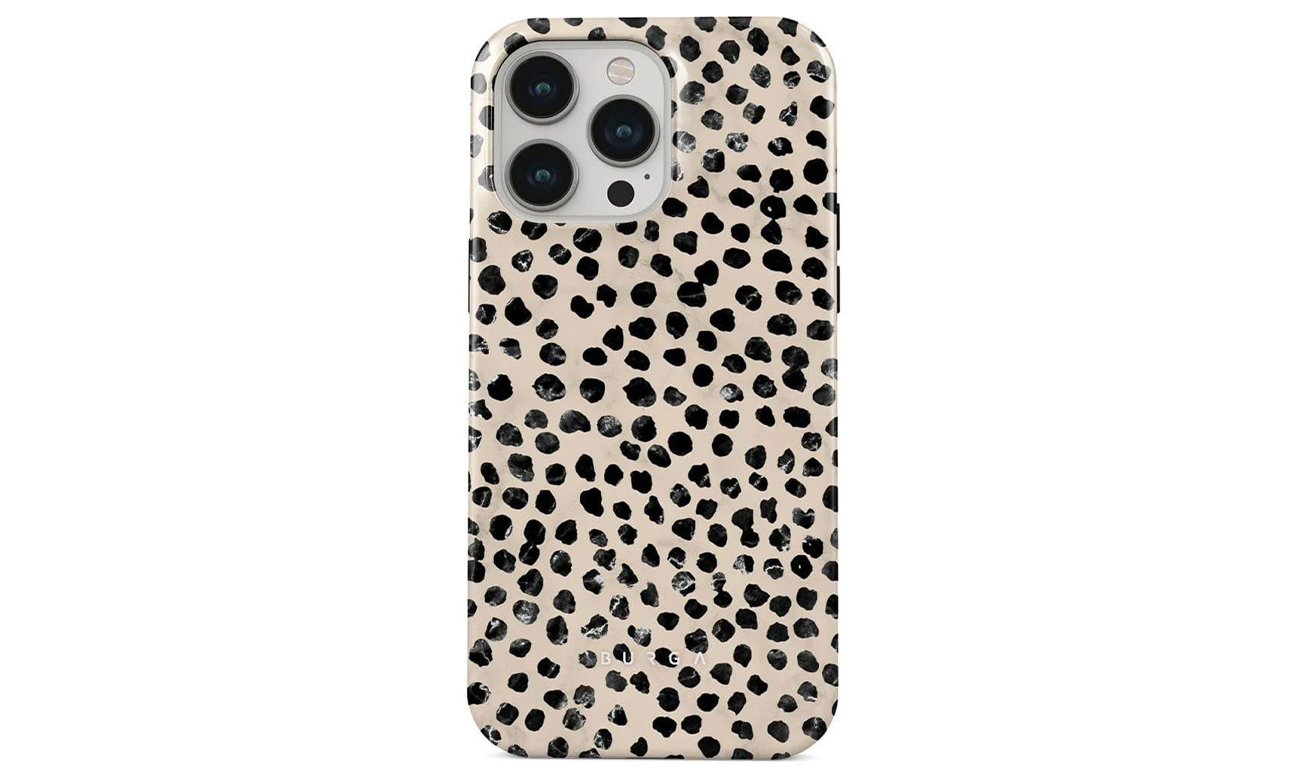 Burga Tough MagSafe Hülle Gunmetal iPhone 15 Pro Almond Latte