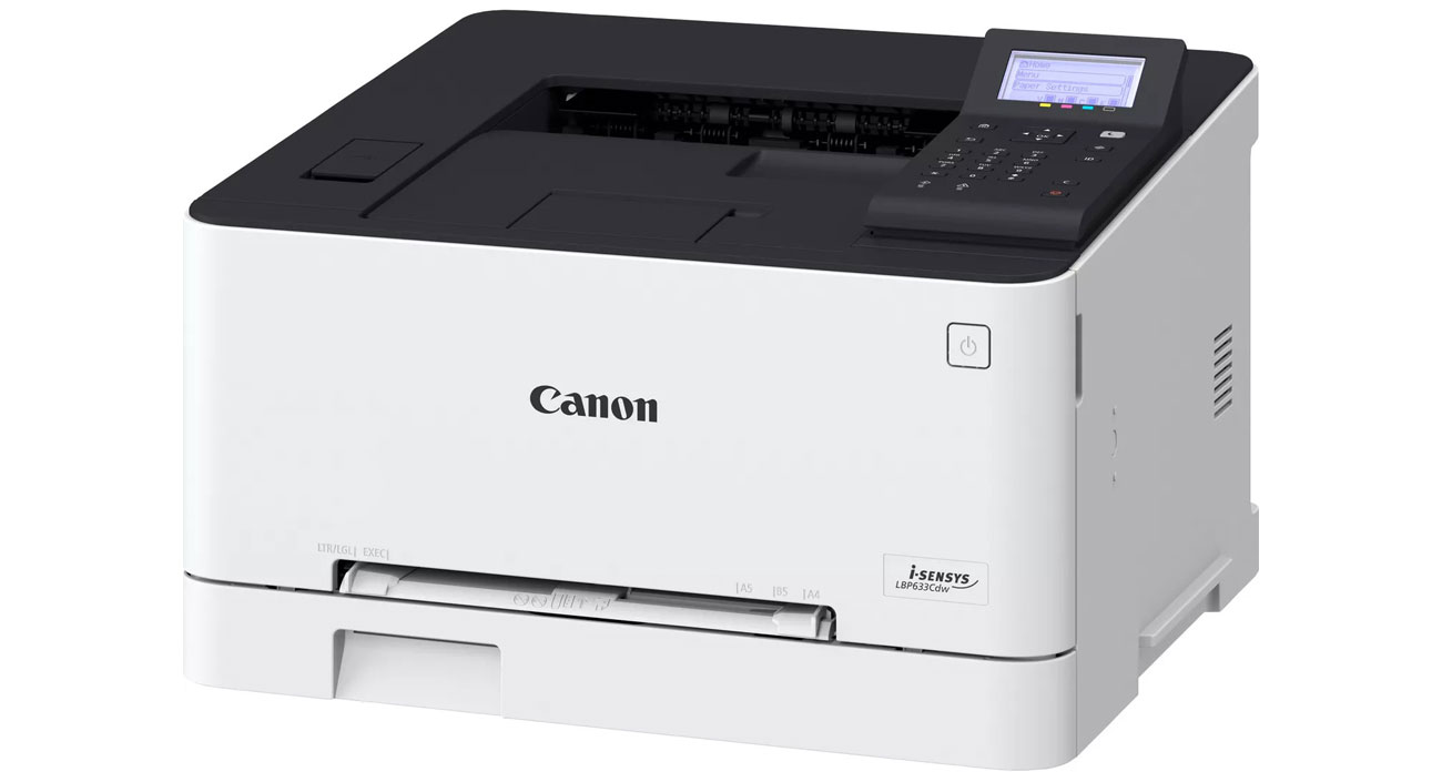 Canon i-SENSYS LBP633CDW widok z przodu pod kątem