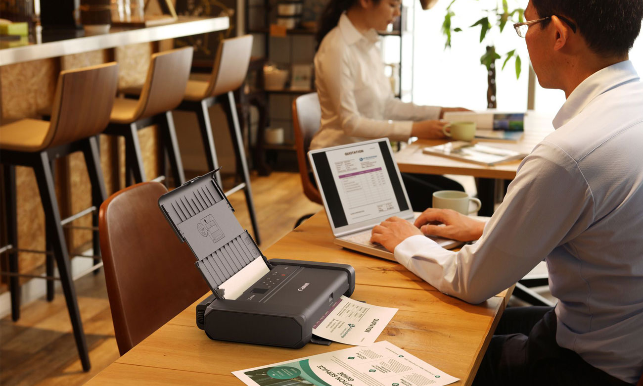 Canon Pixma TR150 mit Akku