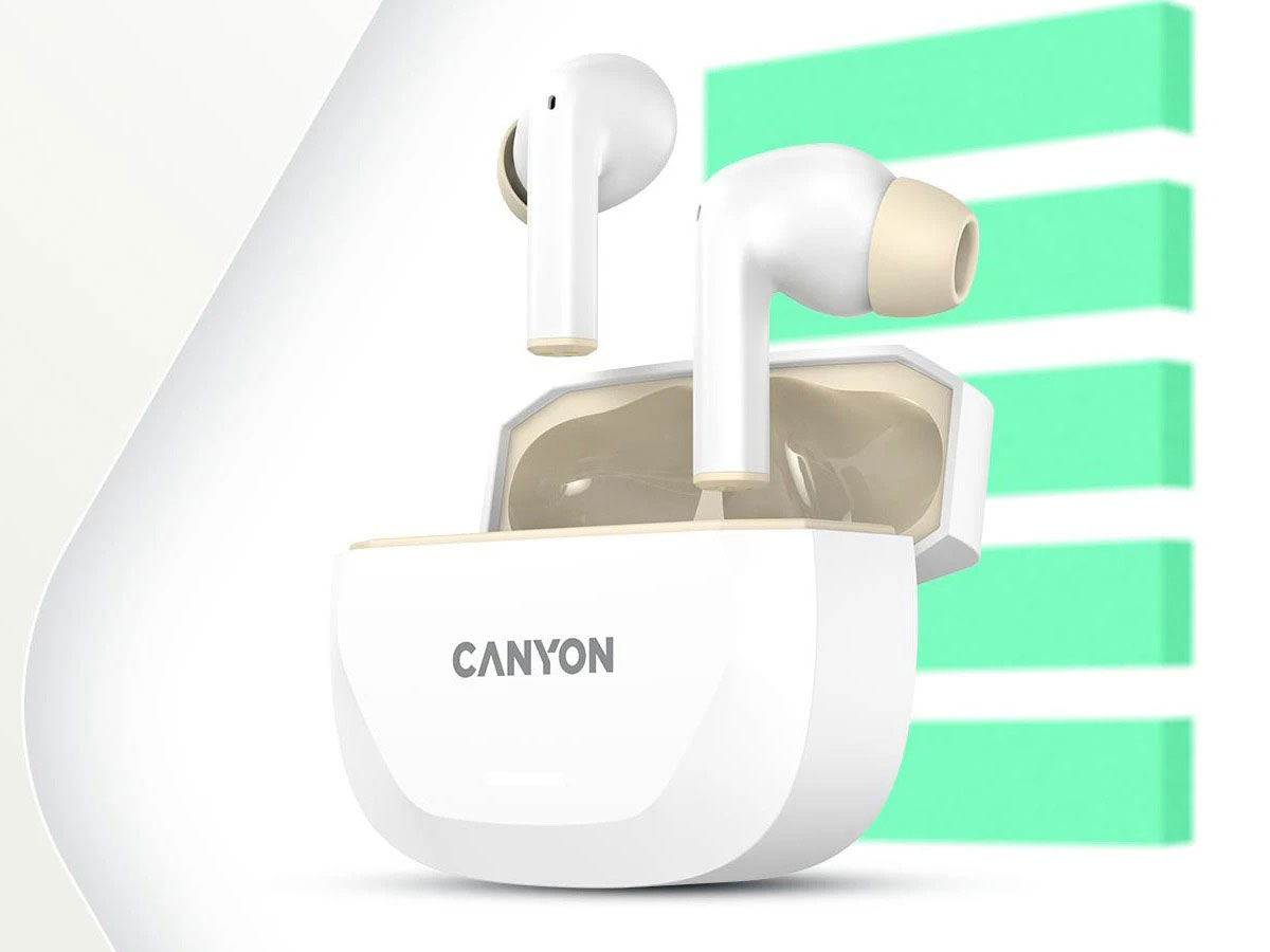 Drahtlose Kopfhörer CANYON HEXAGON 7 Weiß-beige - Lifestyle-Grafik