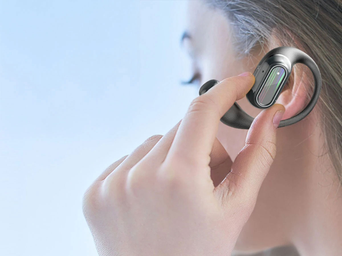 Drahtlose Kopfhörer CANYON OnFlow 12 Schwarz - Lifestyle-Grafik